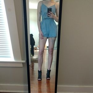 Cute blue romper